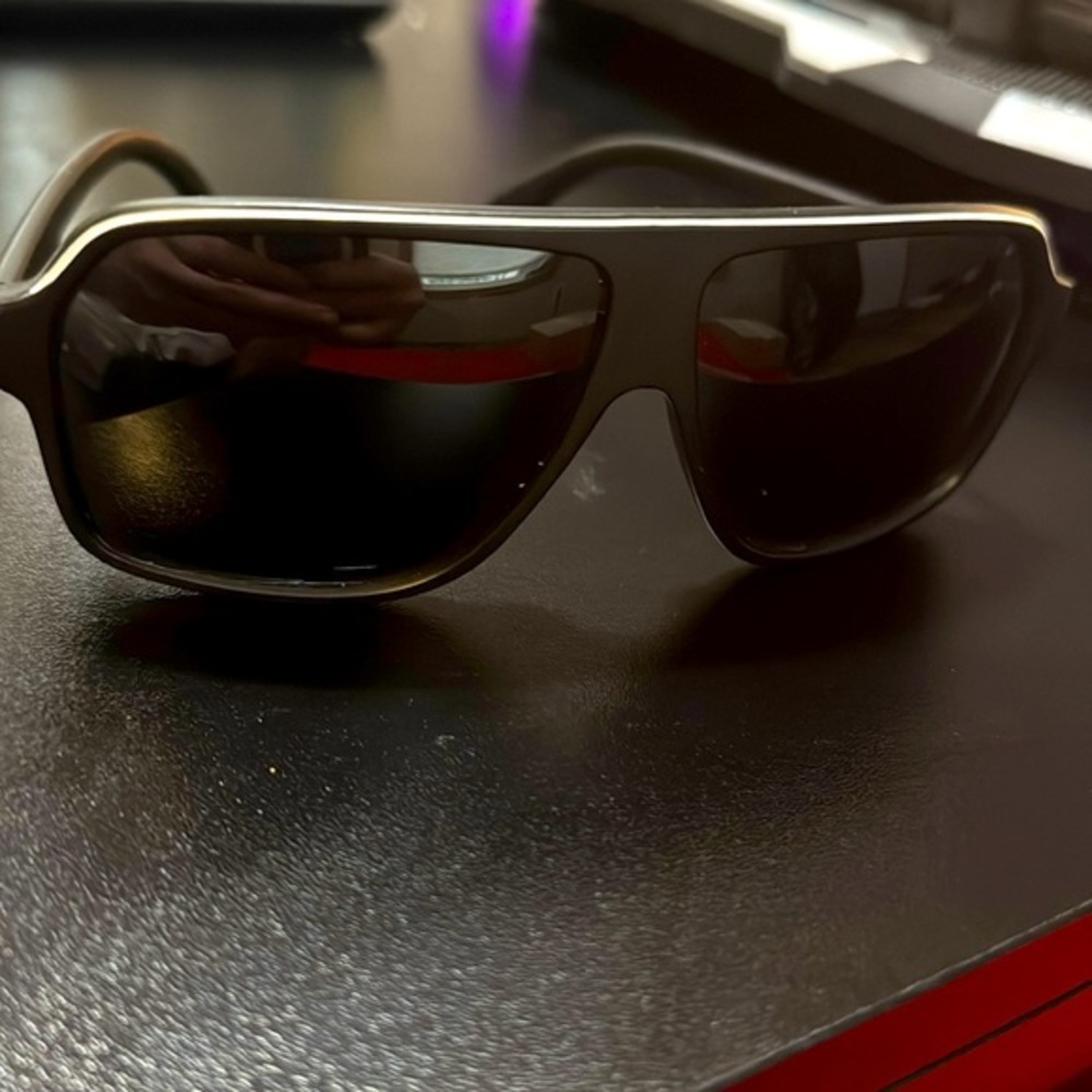 Black and White Racing Sunglasses - Like New